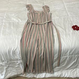 Multi color romper long.